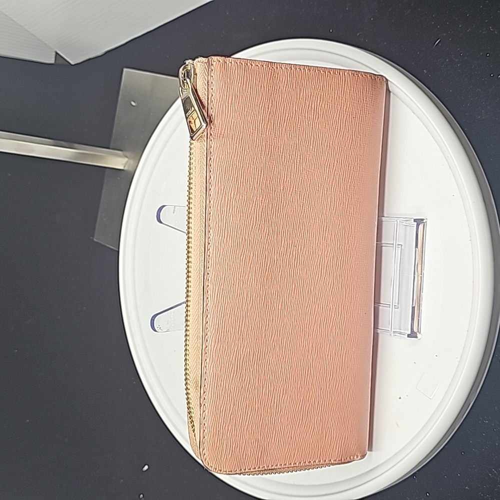 FURLA - Pink - Salmon Leather Long Wallet - Picture 2 of 5